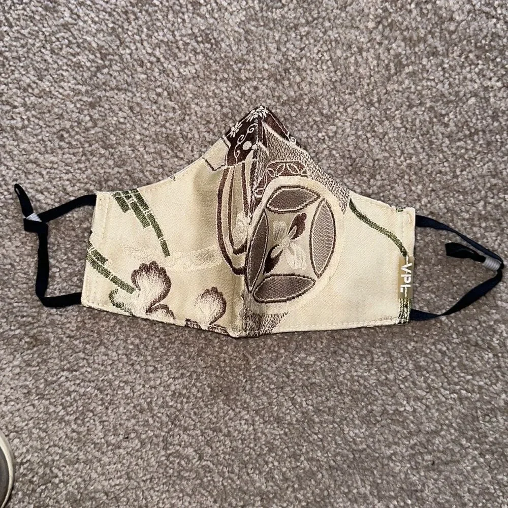 VPL for Athleta Japanese Vintage Kimono OBI Face Mask!
